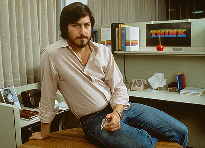 Steve Jobs in zijn jongere jaren