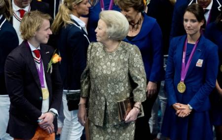 Koningin Beatrix actiefst