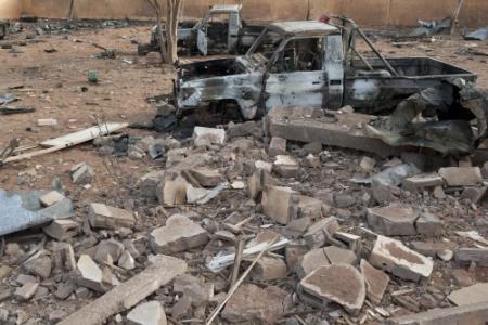 Zware luchtaanvallen in noorden Mali