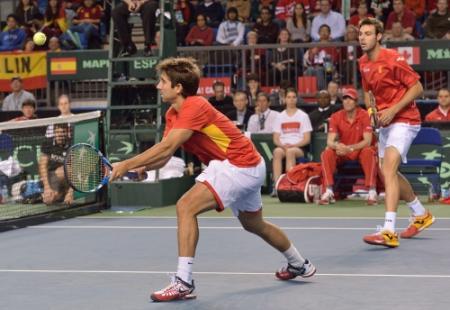 Spaanse team leeft nog in Daviscup