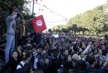 Opnieuw rellen in Tunesië