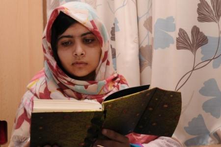 Malala voor het eerst naar school in Engeland