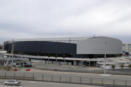 Het Ice Cube Curling Center waar zoals de naam het al zegt het curling plaats zal vinden. (Foto: ProShots)