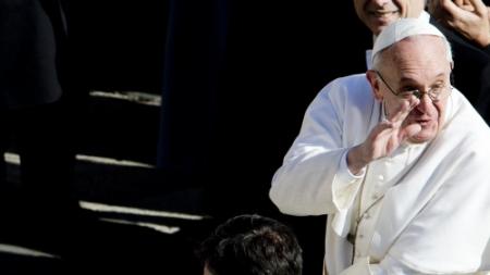 Paus begint Goede Week met mis in gevangenis