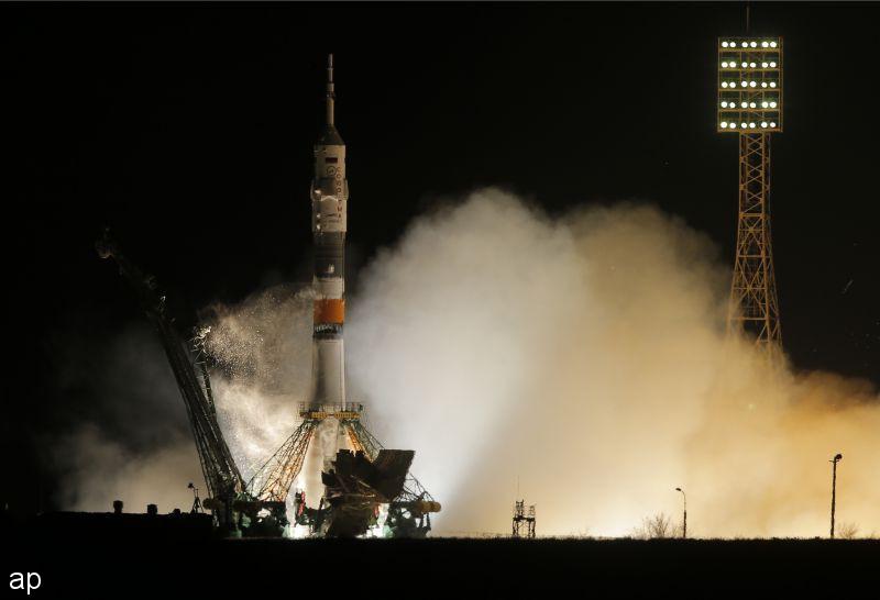 Astronauten een jaar de ruimte in (Foto: Novum)