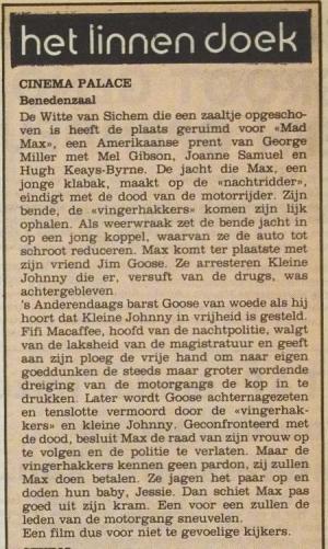 Uit de Voorpost (Belgi?) van 23-5-1980