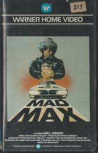 Mad Max VHS