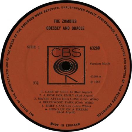 Odessey And Oracle A