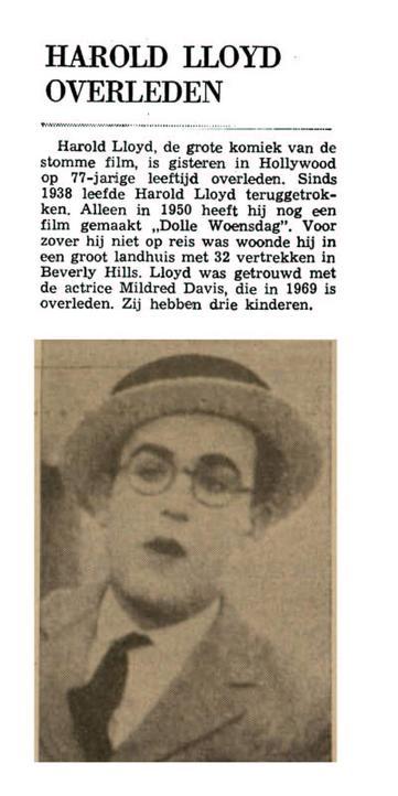 Uit de Leeuwarder Courant van 09-03-1971