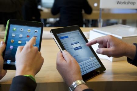 Verkoop iPhones en iPads van Apple stijgt