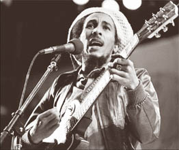 Bob Marley in Rotterdam 7 juli 1978