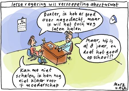 Cartoon door Mark van Eijk