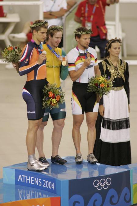 Op diezelfde wielerbaan behaalde Theo Bos de zilveren medaille op de sprint. (Foto: ProShots)