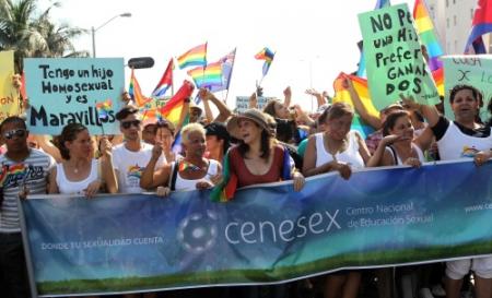 Pro-homodemonstraties in Chili en Cuba