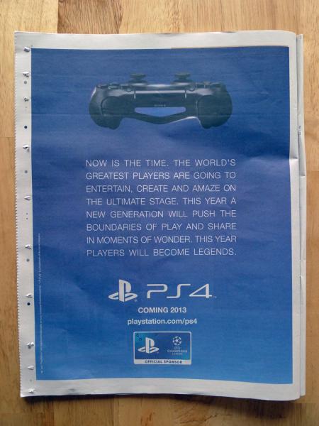 PlayStation 4 Metro ad