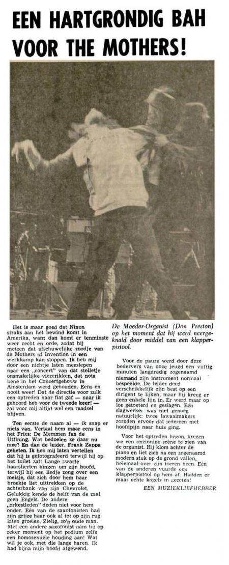 Uit de Leeuwarder Courant van 26 oktober 1968