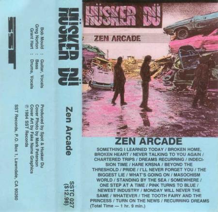 Husker Du - Zen Arcade tape