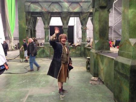 Afscheid van Martin Freeman in the Hobbit