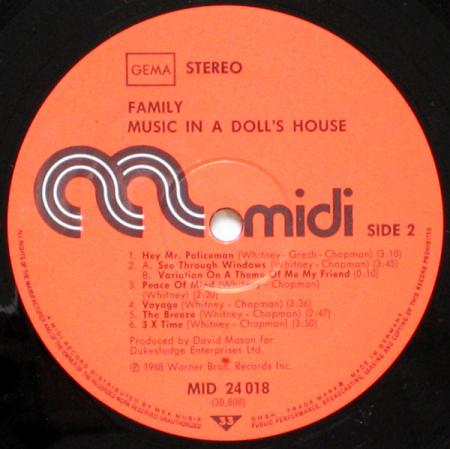 Family - Music in a Doll's House B