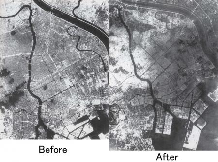 Tokio vóór en na maart '45