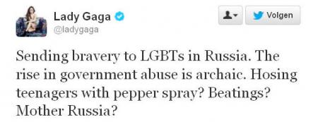 Lady GaGa boos op Rusland 1
