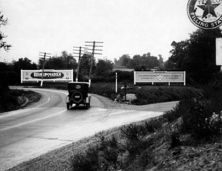 Lincoln Highway in Pennsylvania, september 1922
