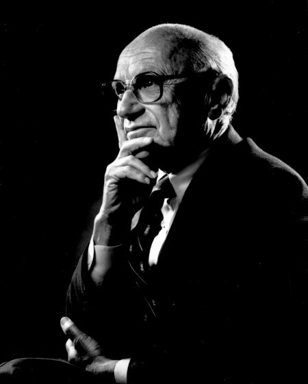 Milton Friedman gaf behalve Chicago Boys, ook na zijn dood het copyright vrij van al z'n foto's.