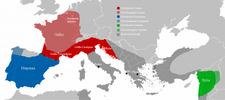 Het Romeinse rijk in 44 v.C.