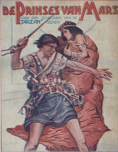 De eerste druk van De prinses van Mars uit 1922