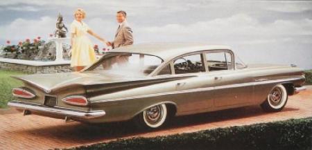 Bel Air Sedan, 1959; achterkant