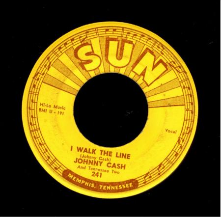 De eerste single van Johnny Cash