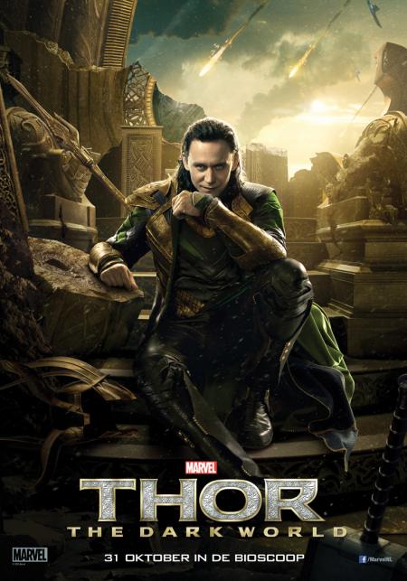 Thor: The Dark World - Loki throne poster
