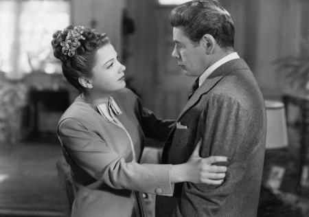 Anne Baxter en Paul Muni in Angel on My Shoulder