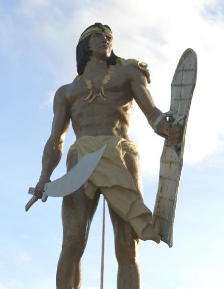 Standbeeld van Lapu-Lapu op de Filipijnen