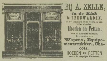 Een advertentie uit 1871