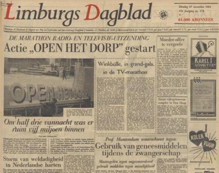 Uit het Limburgs Dagblad van 27 november 1962