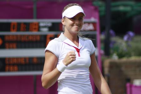 Daniela Hantuchová tijdens de Olympische Spelen in Londen (WikiCommons/TwoWings) Daniela Hantuchová tijdens de Olympische Spelen in Londen (WikiCommons/TwoWings)