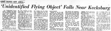 Uit de Greensburg Tribune van 10 december 1965