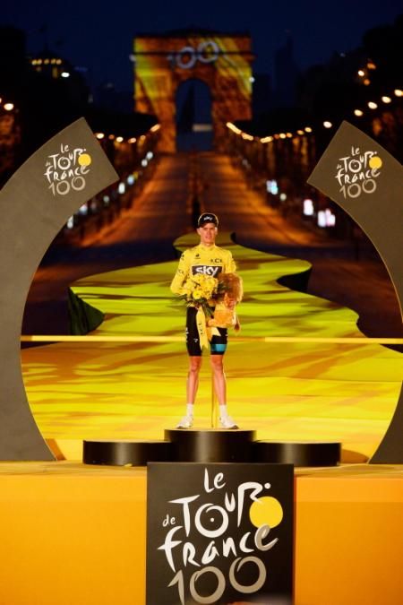 Chris Froome won de Tour de France voor Nairo Quintana en Joaquim Rodríguez. In Nederland steeg de Tourkoorts door het goede rijden van Bauke Mollema en Laurens ten Dam flink. Mollema eindigde uiteindelijke als zesde en Ten Dam als dertiende. (Foto: Pro Shots)