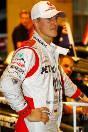 Michael Schumacher tijdens de Race of Champions vorig jaar in Bangkok (Foto: Pro Shots)
