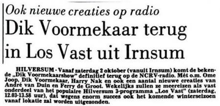 Uit de Leeuwarder Courant van 16 augustus 1982