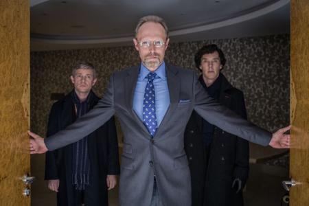 Sherlock 3: Martin Freeman, Lars Mikkelsen en Benedict Cumberbatch