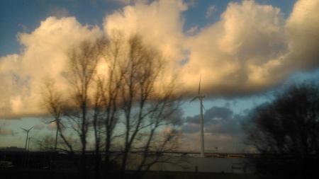 DJMO zat in de trein naar Alkmaar en kwam deze wolk in diens natuurlijke leefomgeving tegen