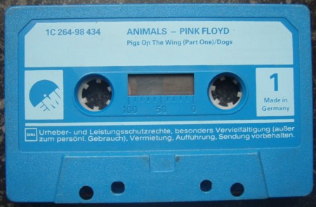 Pink Floyd - Animals tape