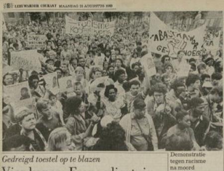 Uit de Leeuwarder Courant van 29 augustus 1983