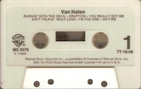 Van Halen tape