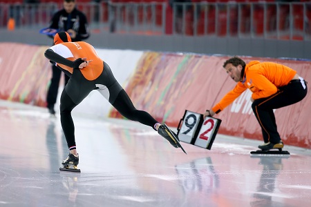 Sven Kramer op weg naar de gouden medaille op de 5000 meter (PRO SHOTS/Bildbyran) Sven Kramer op weg naar de gouden medaille op de 5000 meter (PRO SHOTS/Bildbyran)