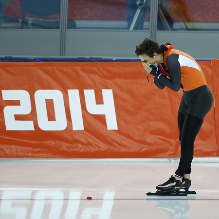 Jan Smeekens beseft dat hij geen goud maar zilver heeft behaald op de 500 meter (PRO SHOTS/Henk Jan Dijks) Jan Smeekens beseft dat hij geen goud maar zilver heeft behaald op de 500 meter (PRO SHOTS/Henk Jan Dijks)