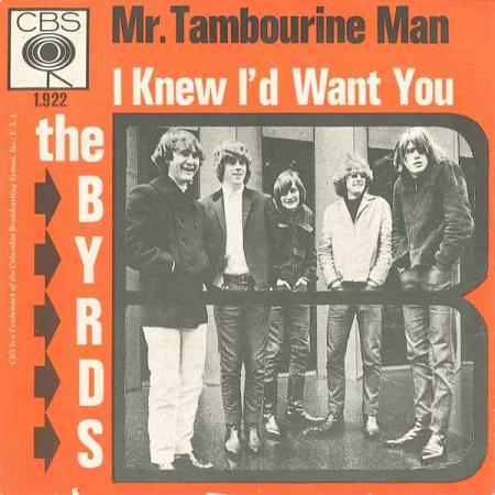 De Nederlandse single van Mr. Tambourine Man