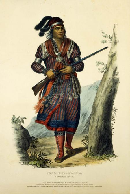 Seminole-chief, 1843